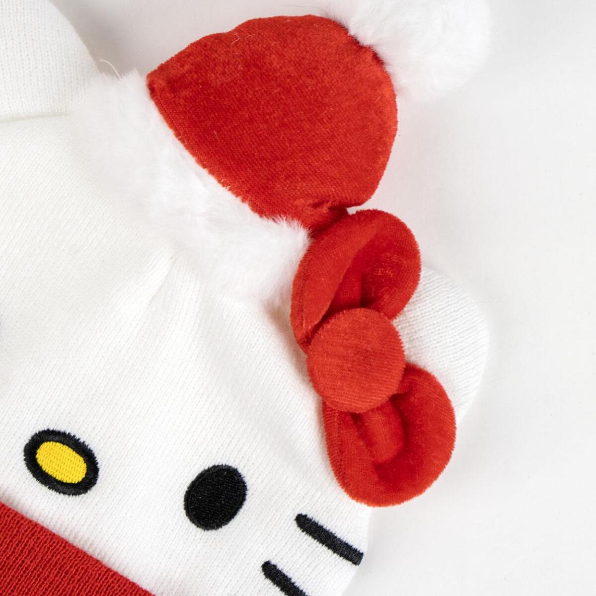 Gorro de punto infantil "Hello Kitty"