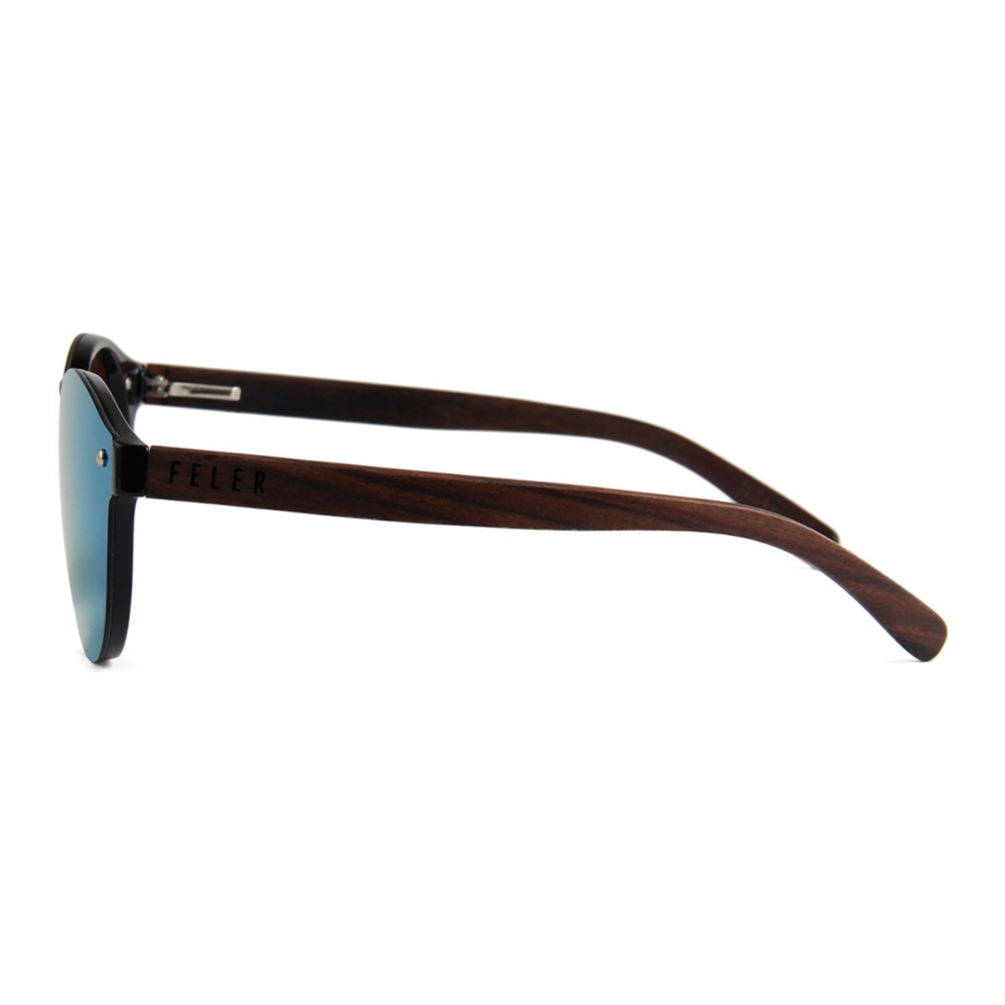 Gafas de Sol Feler 1502M-4 Polarizadas de Madera Unisex 52 mm