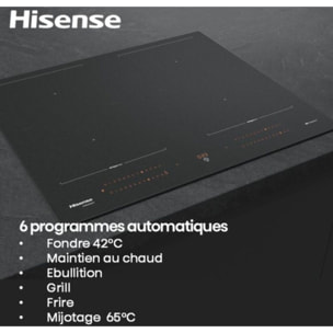 Plaque induction HISENSE HI6443SRWF InfiniteMattGlass