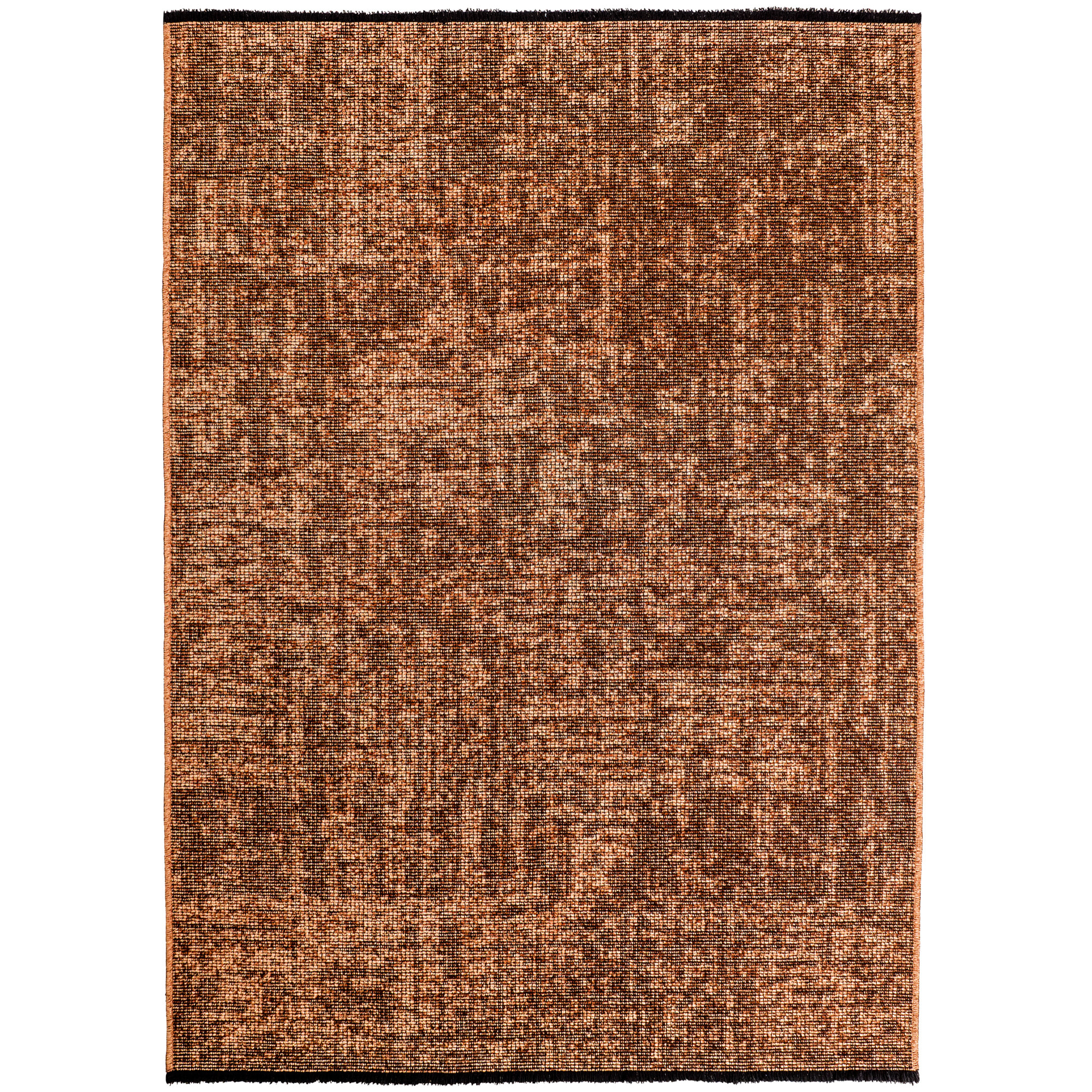 MIRA - Tapis de salon brun au design abstrait