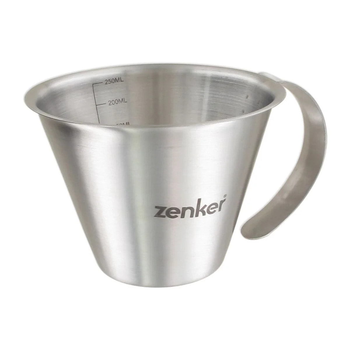 Set de 3 verres doseurs gradués en inox 250 ml, 500 ml et 1 litre Zenker