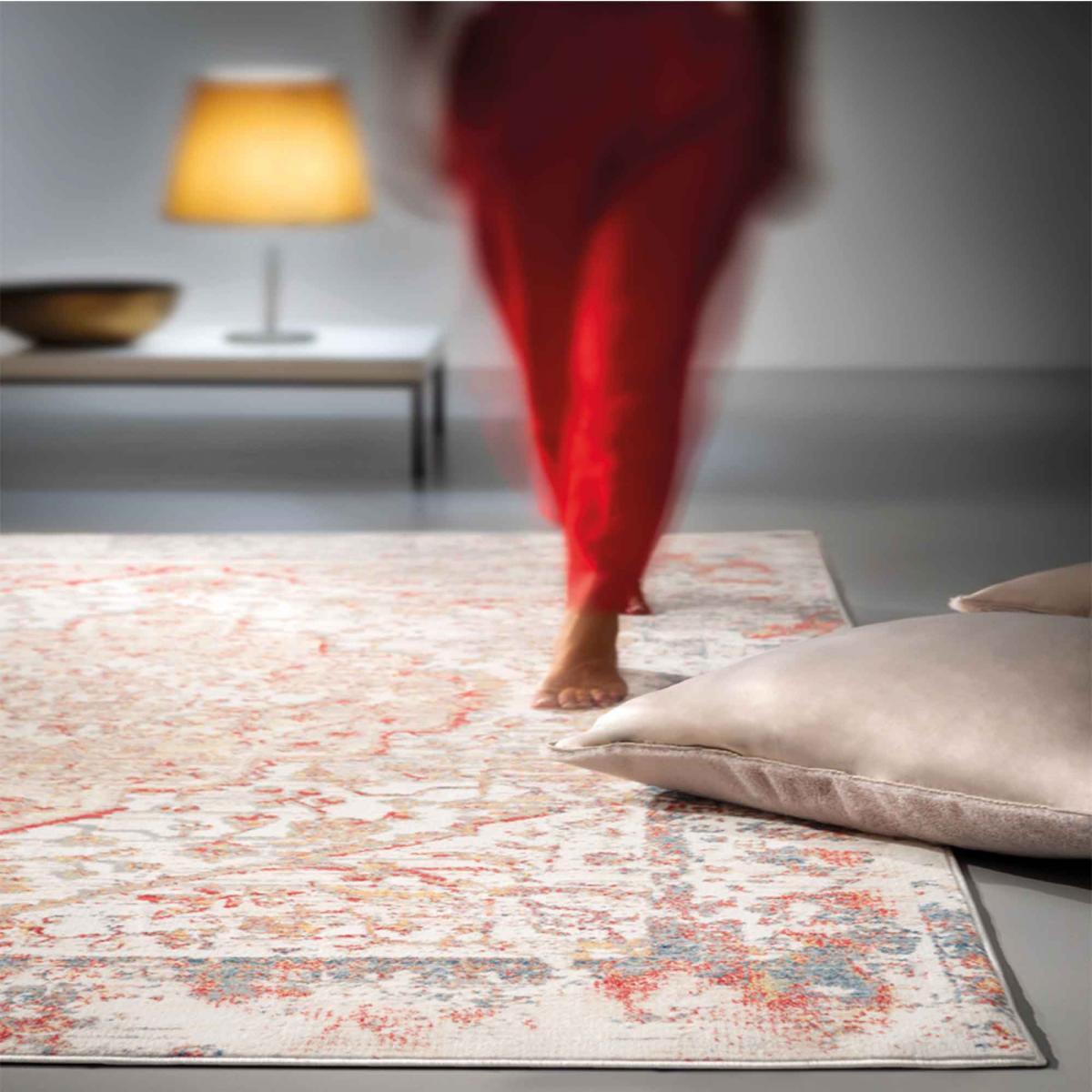 Tapis salon et chambre tissé motif oriental PUPA