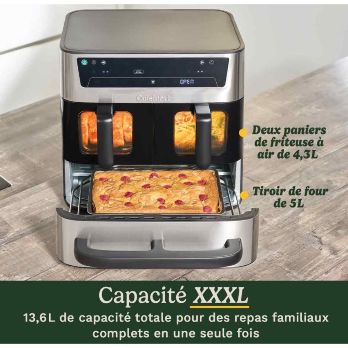 Friteuse sans huile CUISINART Trizone AFT13XSSE