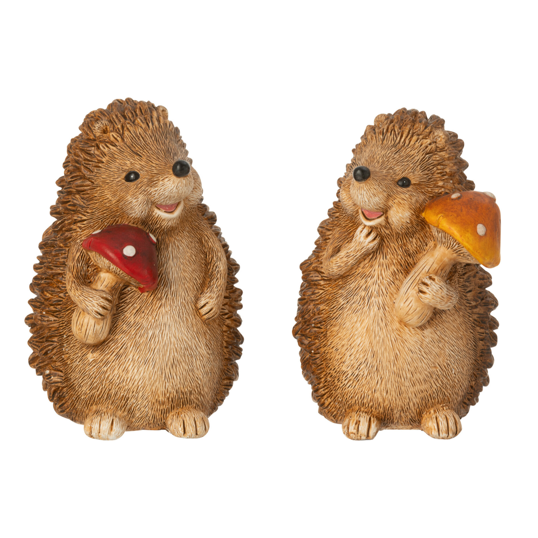 J-Line figurine Ange - polyrésine - brun - 2 pcs