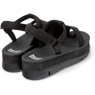 Sandalias - CAMPER Oruga Up - Negro - Textil técnico (poliéster reciclado)