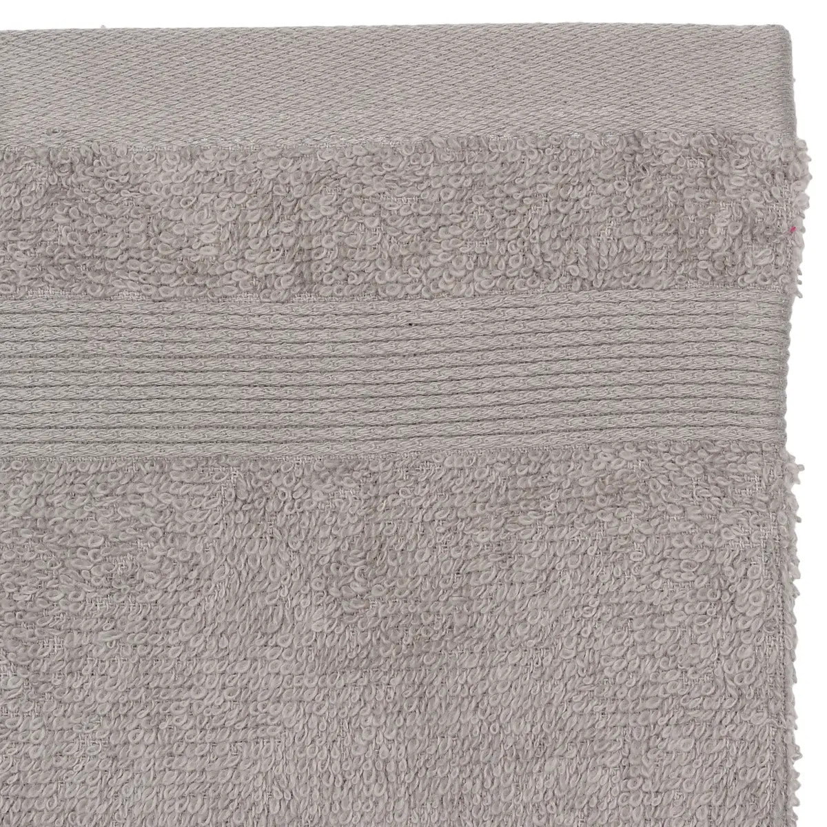 Lot de 2 gants de toilette - coton 450 gr/m² - gris taupe 15x21 cm
