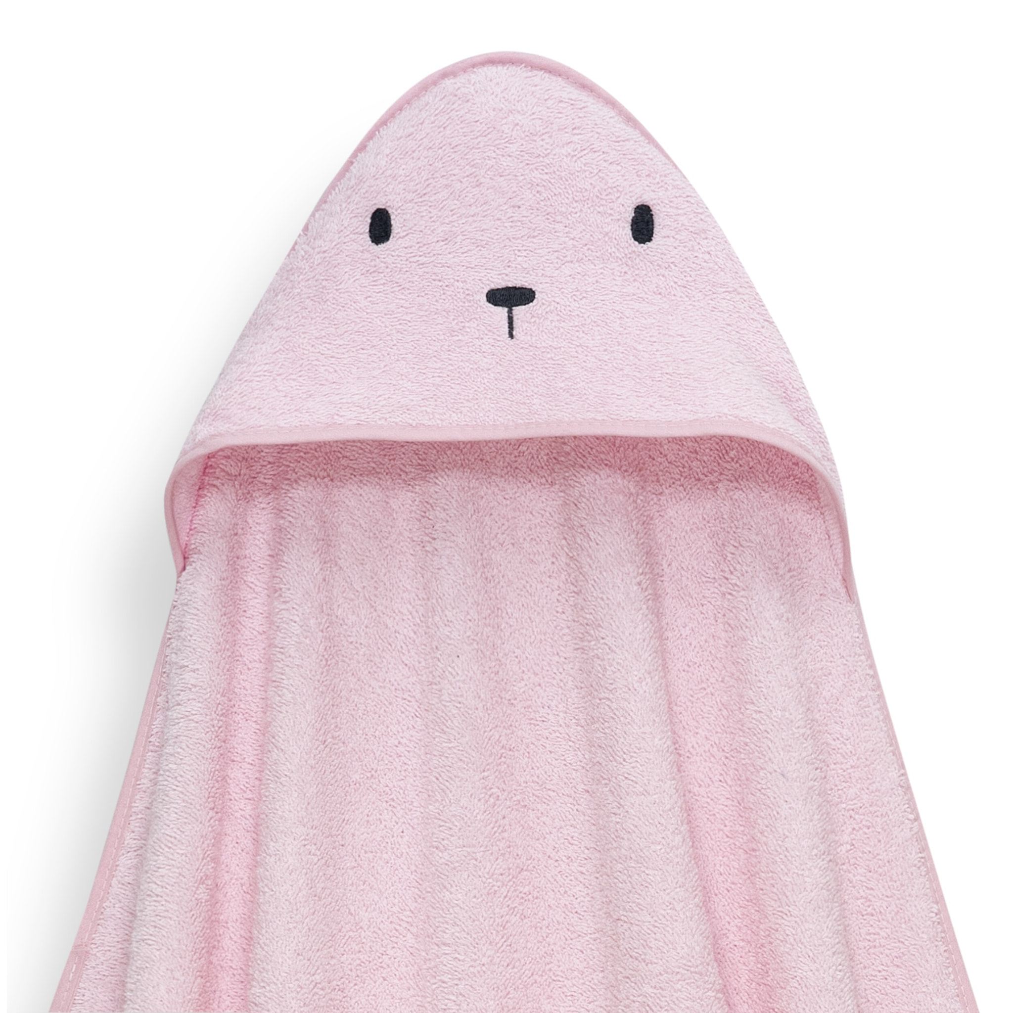 Capa Baño 1X1 Mod Oso+Dudu Muselina Rosa