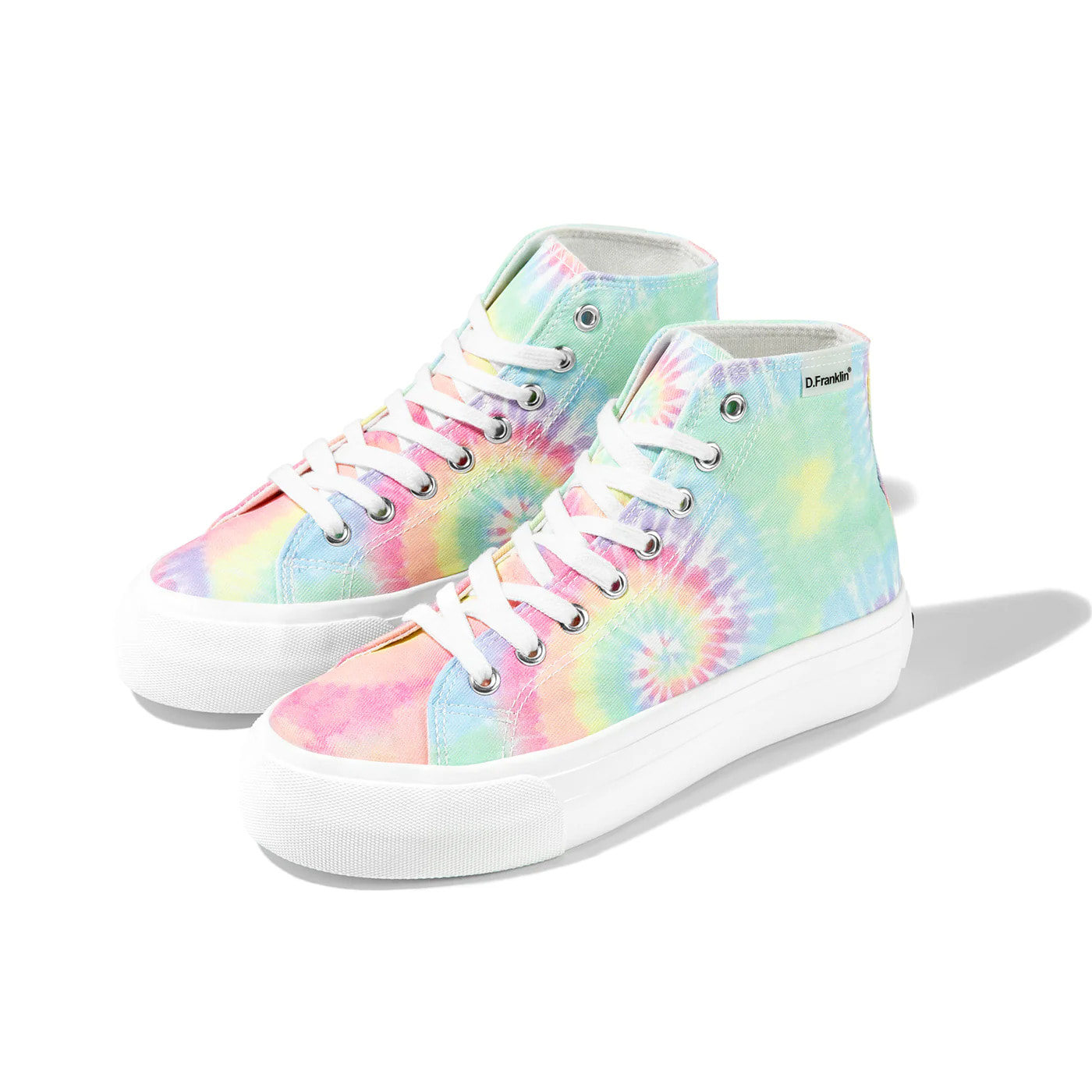 Zapatillas Altas One Way Tie Dye en Multicolor D.Franklin