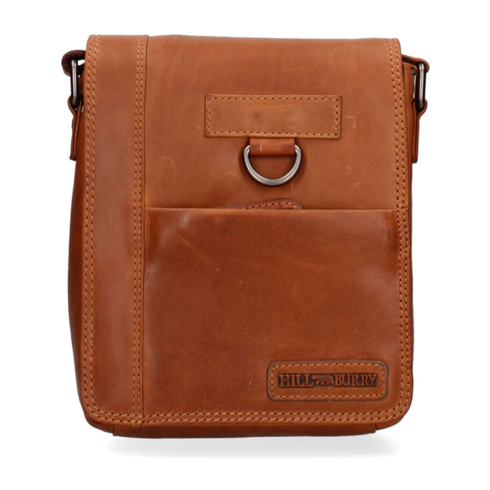 Borsa a tracolla  da uomo In Vera pelle Made in Italy 20x25x6 cm