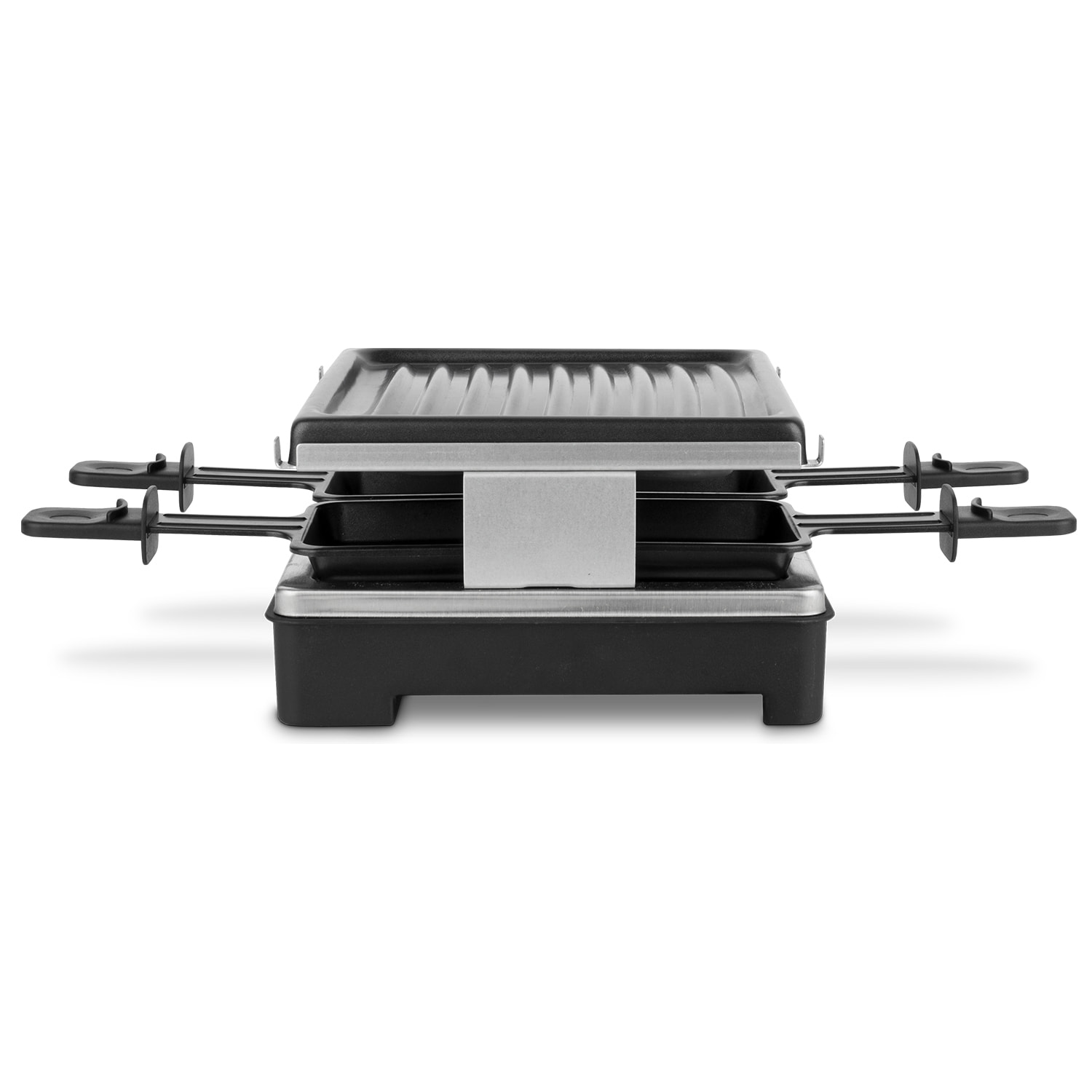 Raclette LUGA40 Weasy 4 personas con grill, 600W, 4 sartenes anthiaderentes