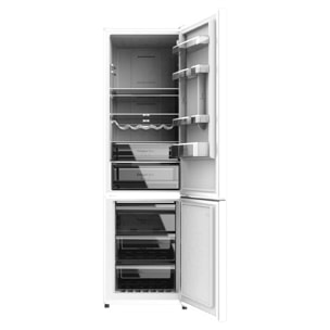 Frigorífico Combi 2 Puertas Bolero CoolMarket Combi 322 Inox D. 322 L, Altura 18