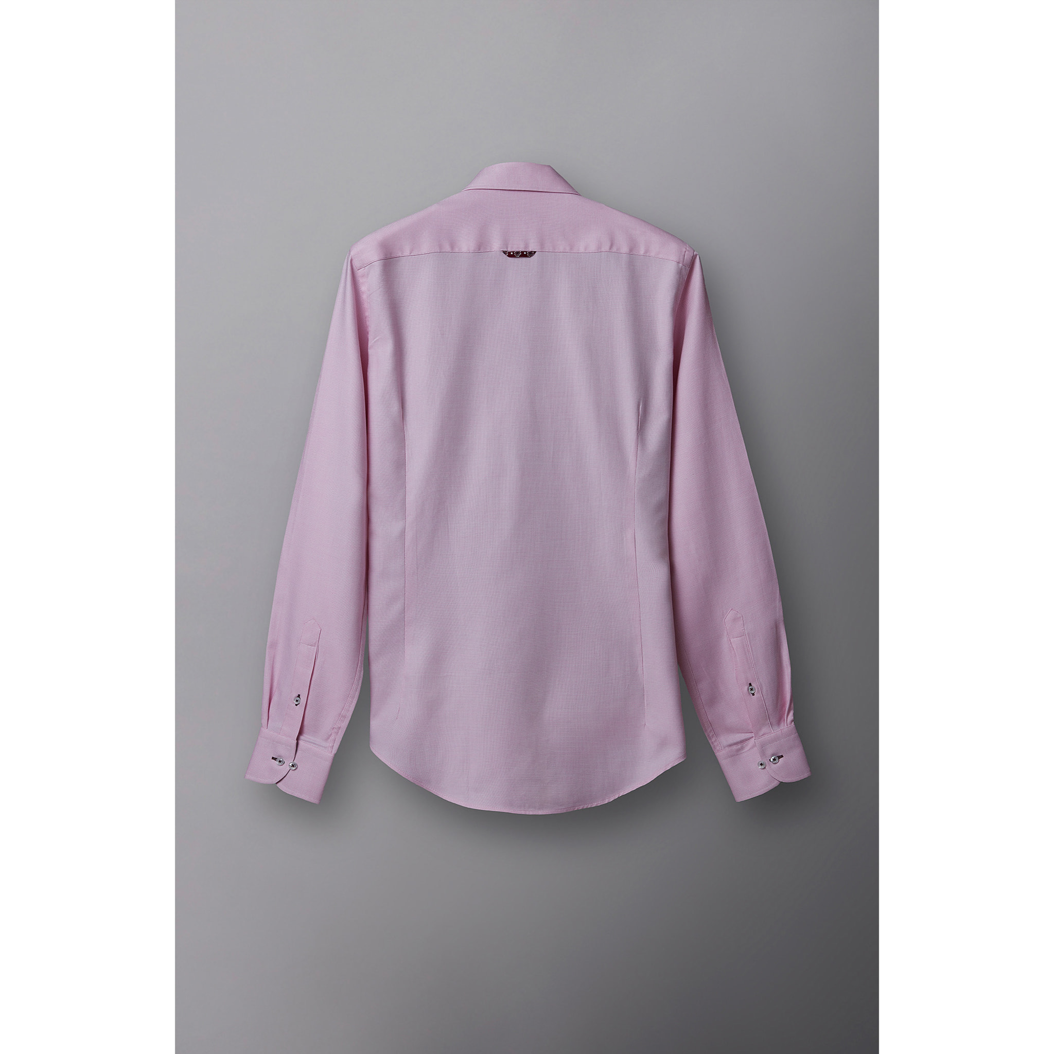 camicia uomo 1 bottone button down slim Armaturato Fantasia Lilla