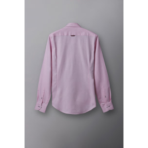 camicia uomo 1 bottone button down slim Armaturato Fantasia Lilla