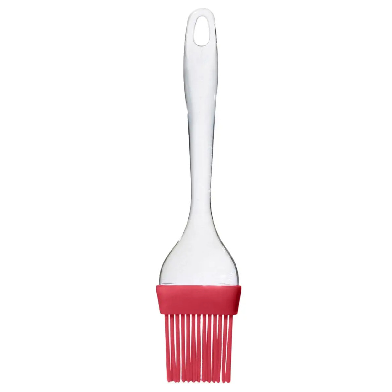 Pinceau en siliconne transparent et gris