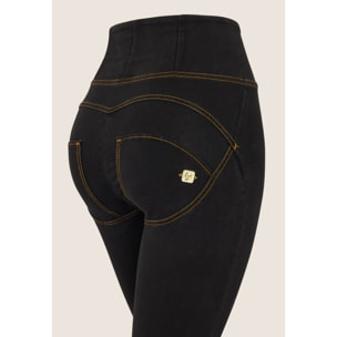 Jeggings Push up WR.UP® 7/8 clessidra vita alta con zip