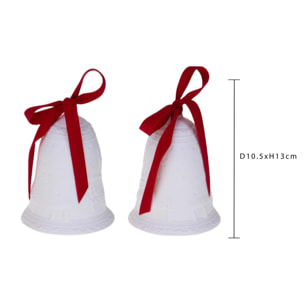 Campana - Pezzi 4 - 10,5xH13x10,5cm - Bianchi Dino SpA