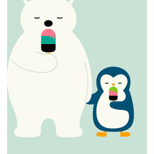 Tableau time to ice cream Toile imprimée