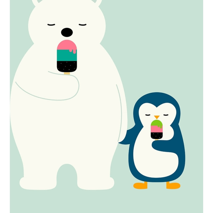 Tableau time to ice cream Toile imprimée