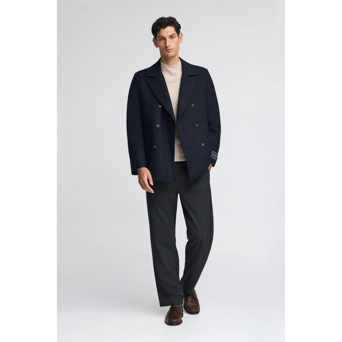 Giaccone Hanken blu marino con logo Polo Club