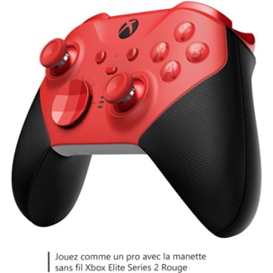 Manette MICROSOFT Sans fil Elite Series 2 Core  Rouge