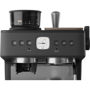 AEG Máquina de café espresso con tecnología avanzada de molido, 2200 W de potencia y 20 bares de presión EC8-1-8BP