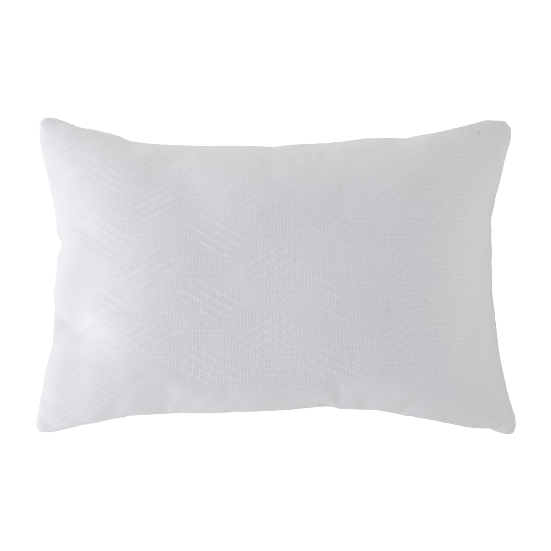 Lote de 2 fundas de cojín jacquard TEVERE-B 30x50 cm Blanco
