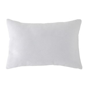 Lote de 2 fundas de cojín jacquard TEVERE-B 30x50 cm Blanco