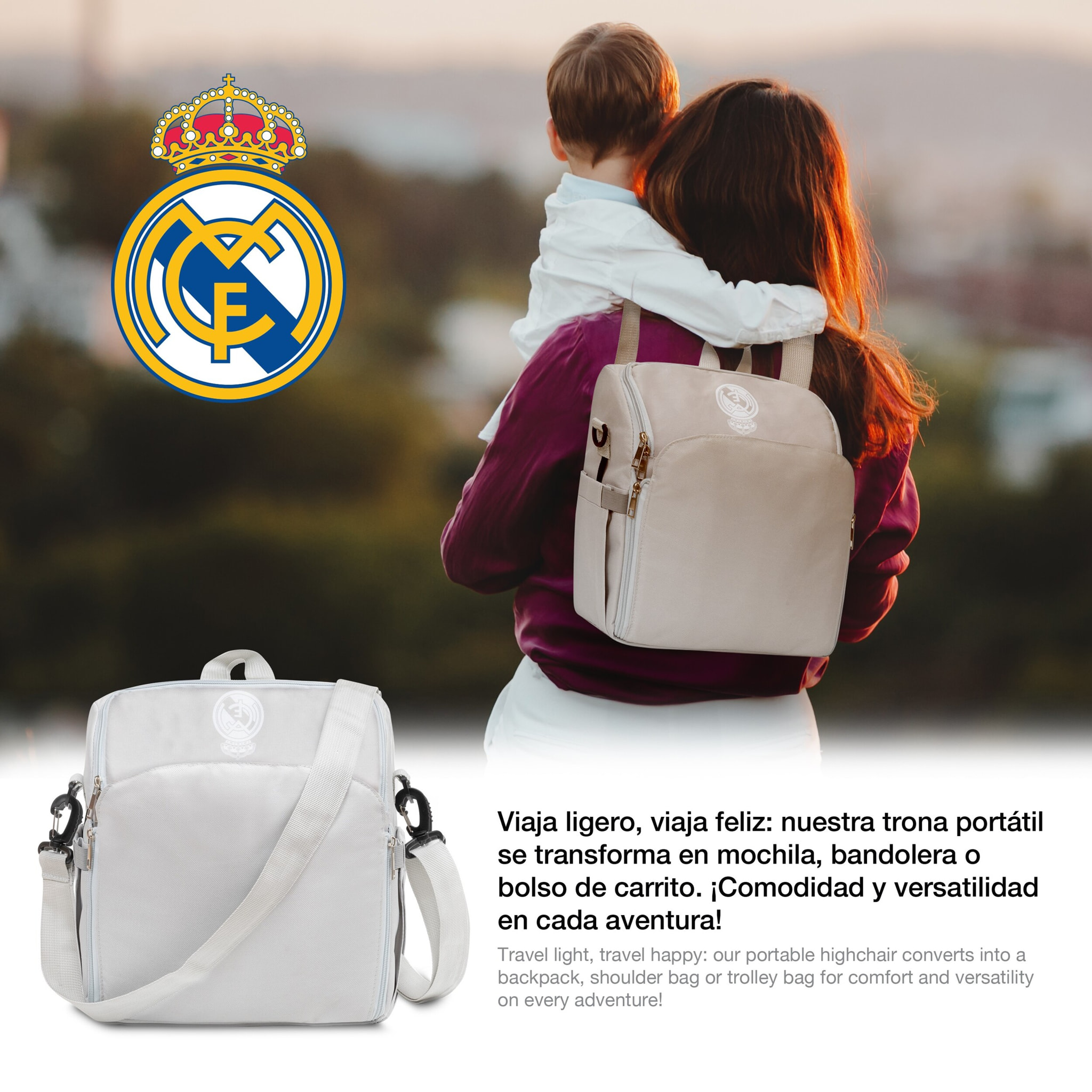 Elevador Real Madrid Gris