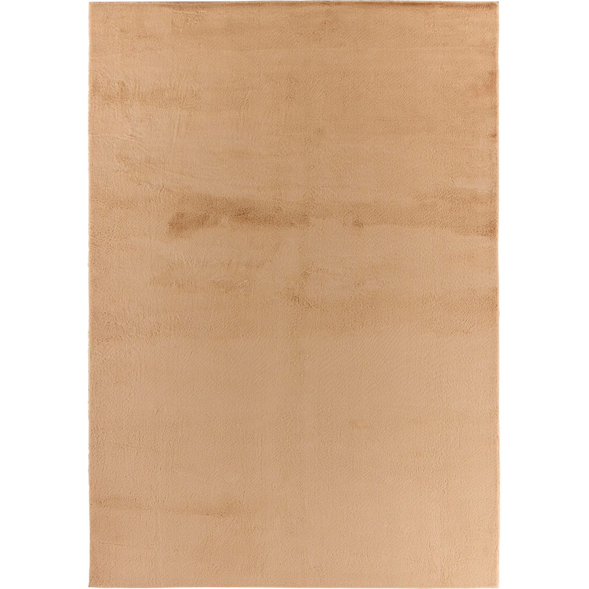 NUBE - Tapis doux et moelleux à poils courts beige - NUB6000BEI