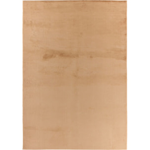 NUBE - Tapis doux et moelleux à poils courts beige - NUB6000BEI