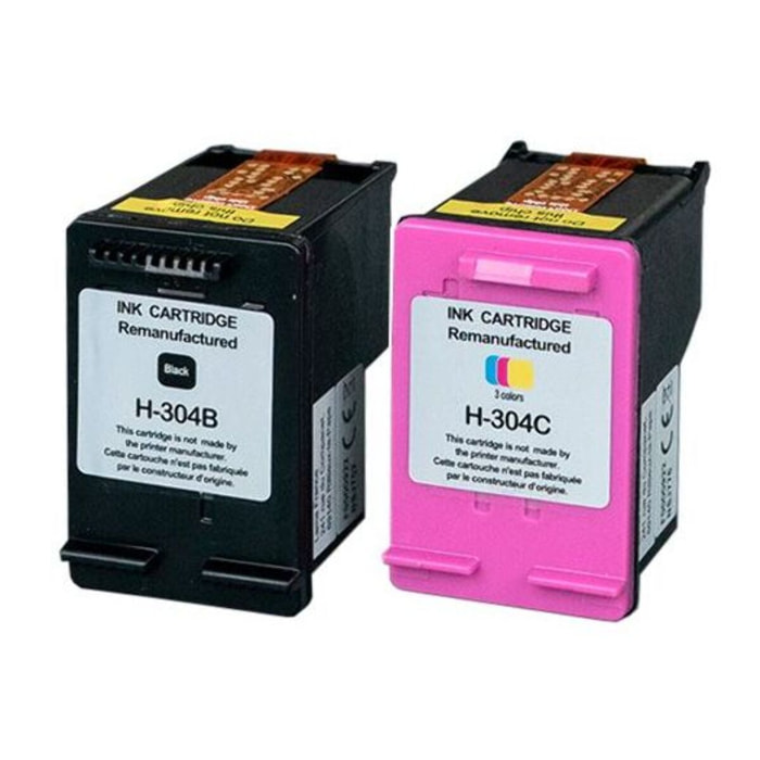 Cartouche d'encre ESSENTIELB Pack Compatible H304 (Noir + 3 Couleurs)