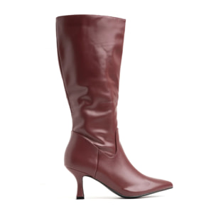 Stivale a punta con tacco a rocchetto - VINO