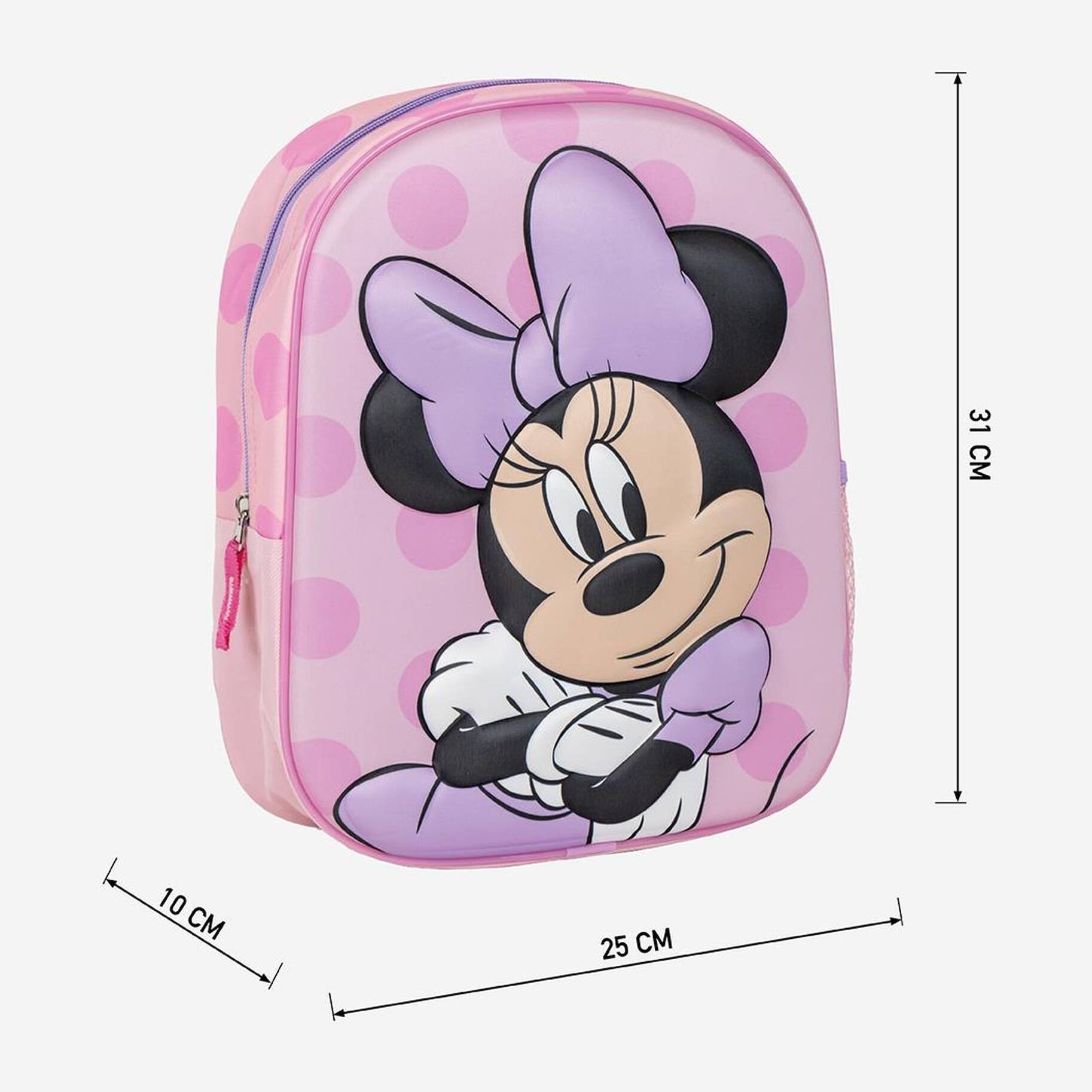 Mochila infantil 3d minnie