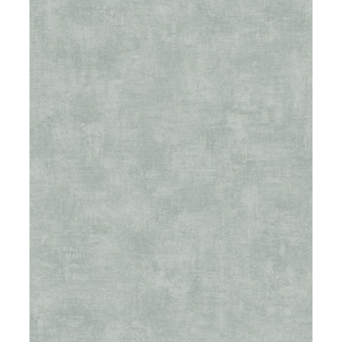 Papier peint uni effet toile lin vert sauge