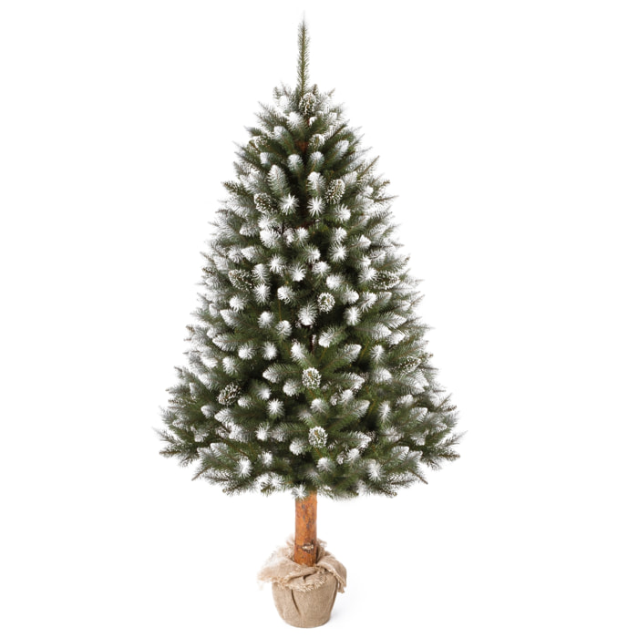 Albero Di Natale "SODIAN" - Altezza 150CM -Albero Realistico innevato in PVC - Extra Folto Con 226 Rami