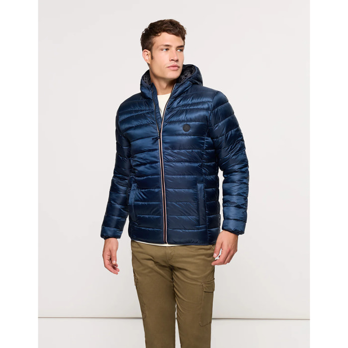 Chaqueta Azul Marino con Capucha - Tuck