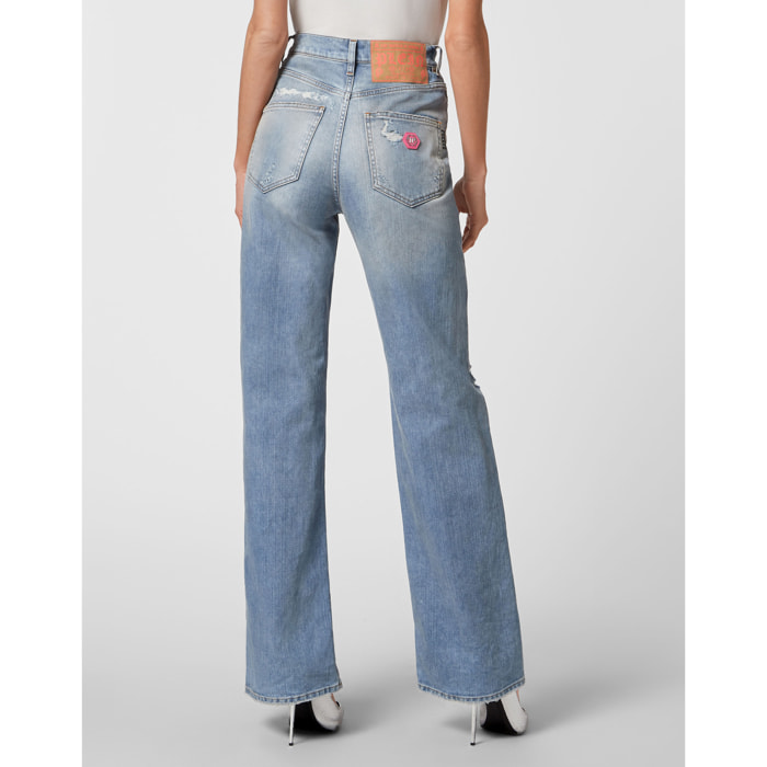 PHILIPP PLEIN Wide-leg jeans