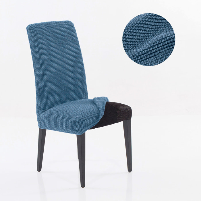 Funda Elástica para silla con RESPALDO pack2 unidades modelo HELENA