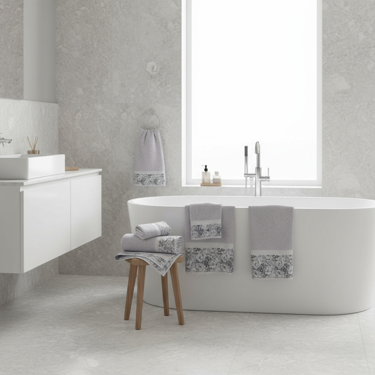 Set Spugna CLASSIC 3 Pezzi: Viso+Ospite+Telo Bagno