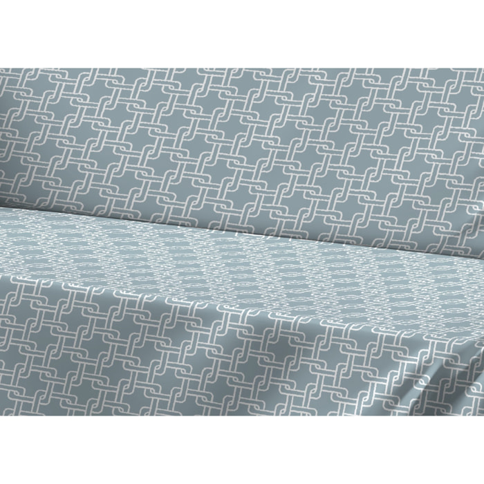 Telo Arredo Multiuso In 100% Cotone Disegno Catena