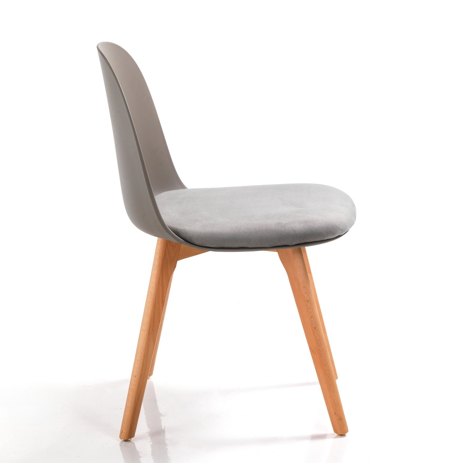 Oresteluchetta Set 4 Sedie TELLA WOOD DARK GREY