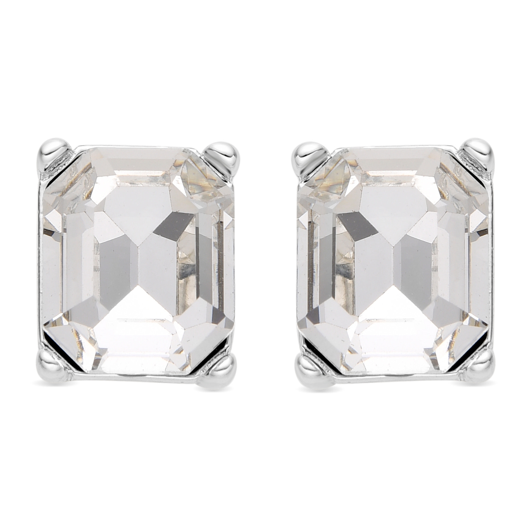 Pendientes con Circonita Brillante acabado plata