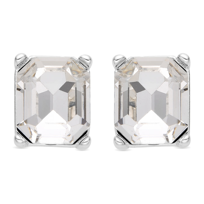 Pendientes con Circonita Brillante acabado plata