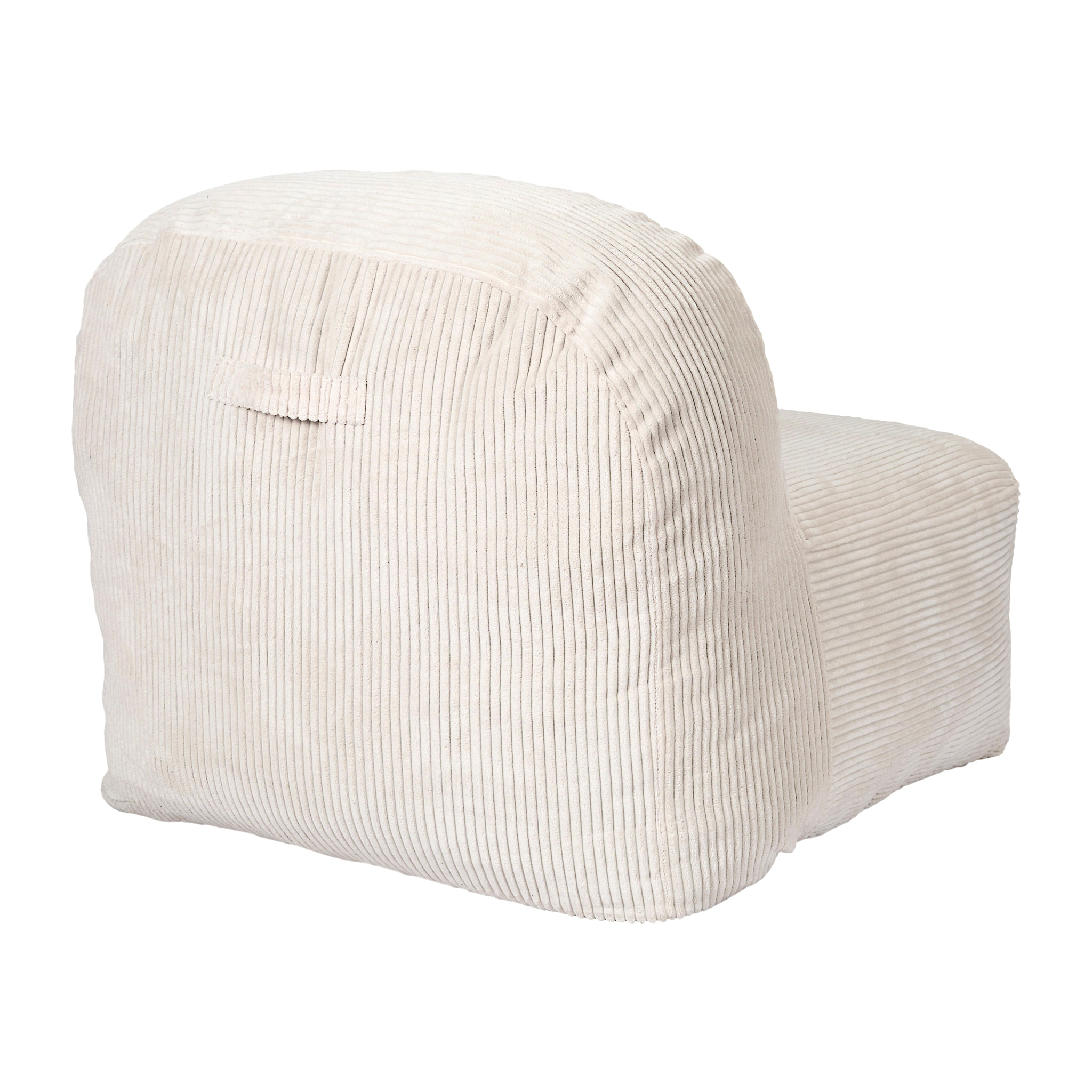 Fauteuil - HOME DECO FACTORY - Scott - Compact - Côtelé - Beige