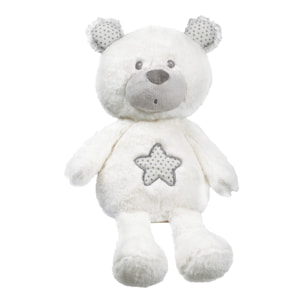 Doudou Ours en polyester blanc