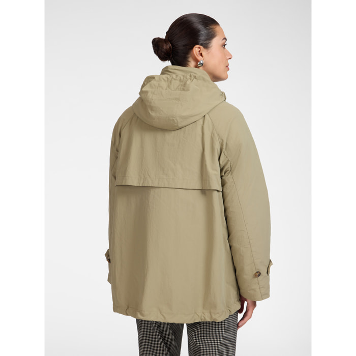 Elena Mirò - Parka 3 in 1 con tasche cargo - Verde militare