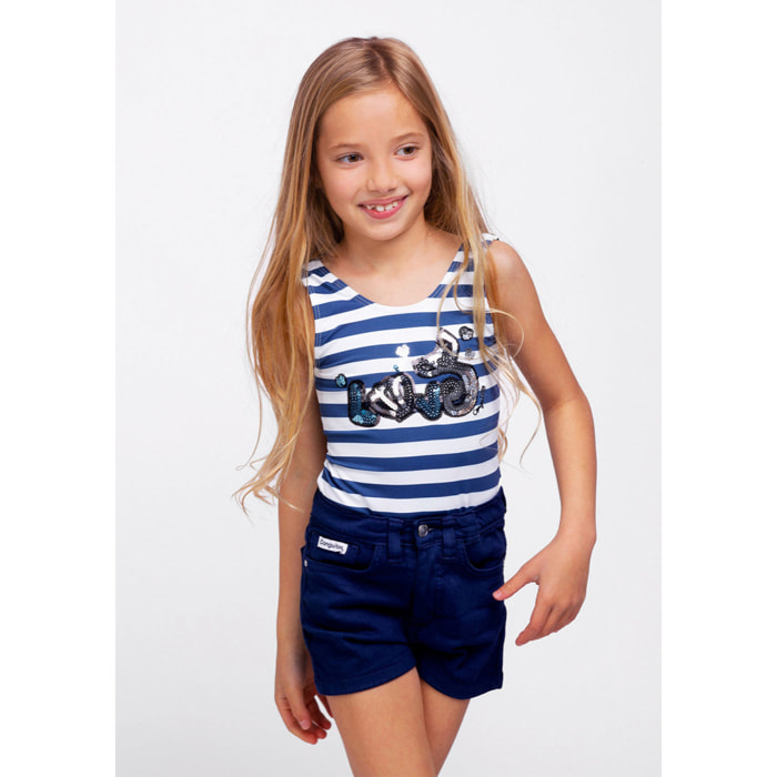 Conguitos - Pantaloni corti sportivi per bambina