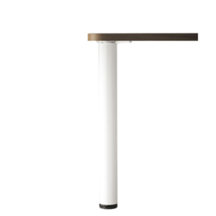Pied de table extensible MANART - 710 à 1100 mm - Ø 60 mm - Blanc - 20BLANC