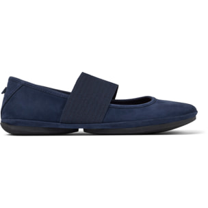 Ballerine - CAMPER Right Nina - Blu - Nubuck