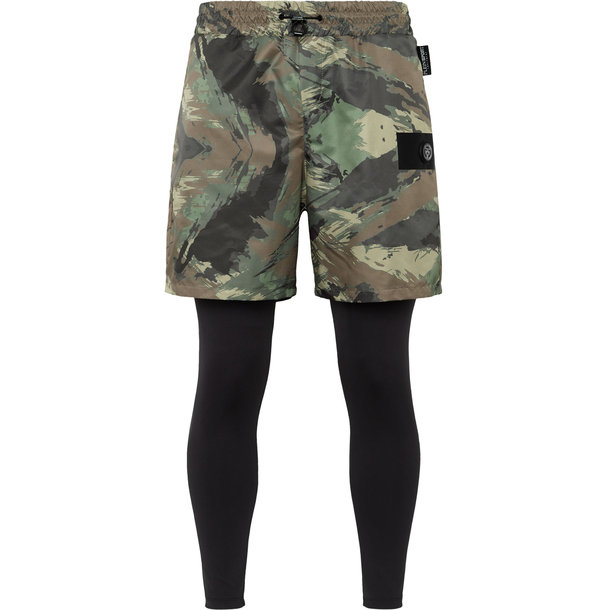 PLEIN SPORT Pantaloni da ginnastica CAMOUFLAGE